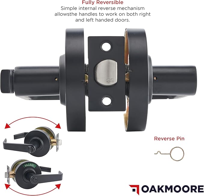 Commercial Door Handle - Black