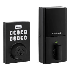 Kwikset / HC620 CNT Keypad Deadbolt with Z-Wave / Matte Black / HC620 CNT ZW700 514 SMT